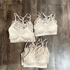 Rene Rofe Women's Crop Tops - Cream